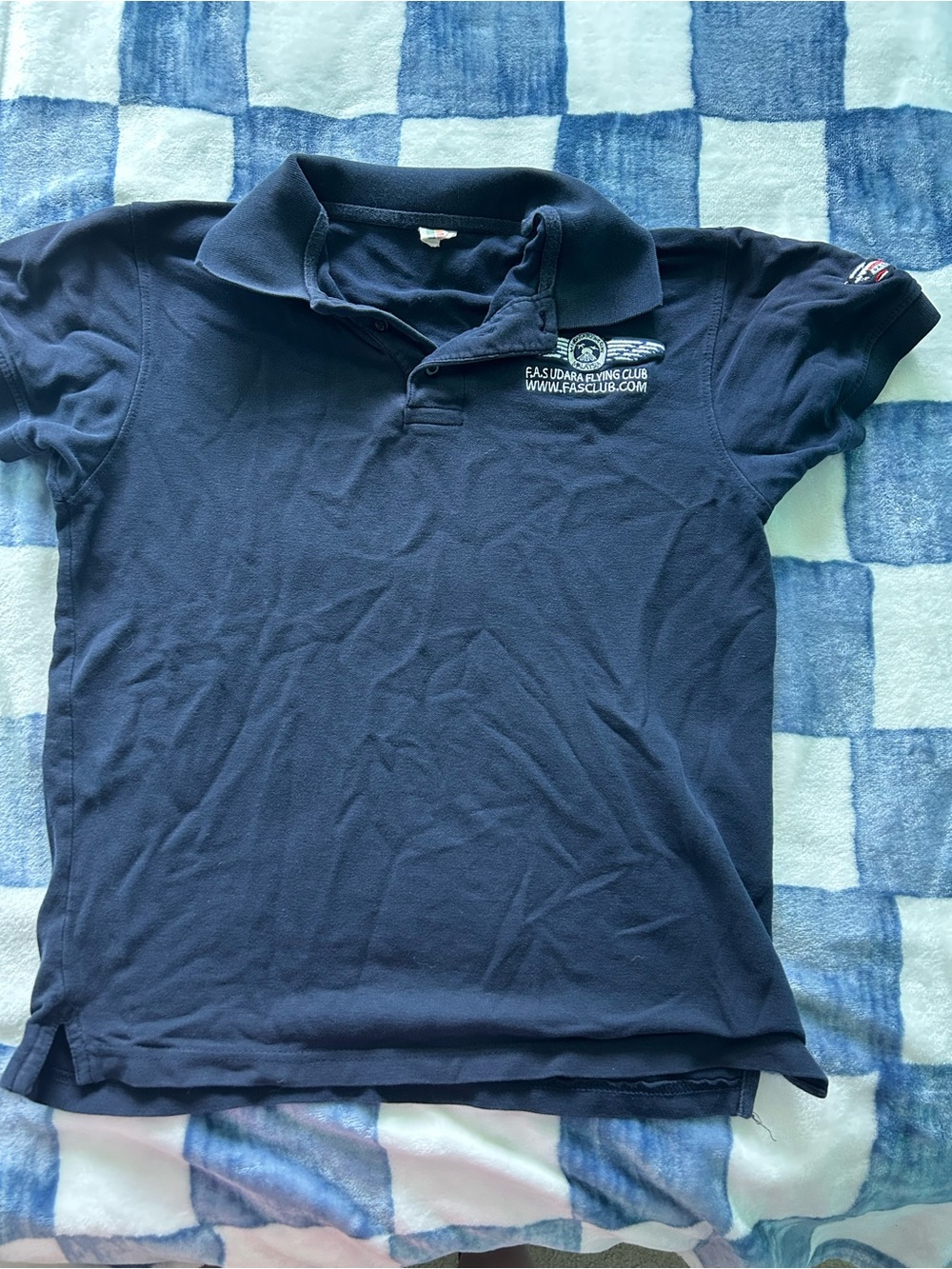 Navy Blue Men's Polo Shirt